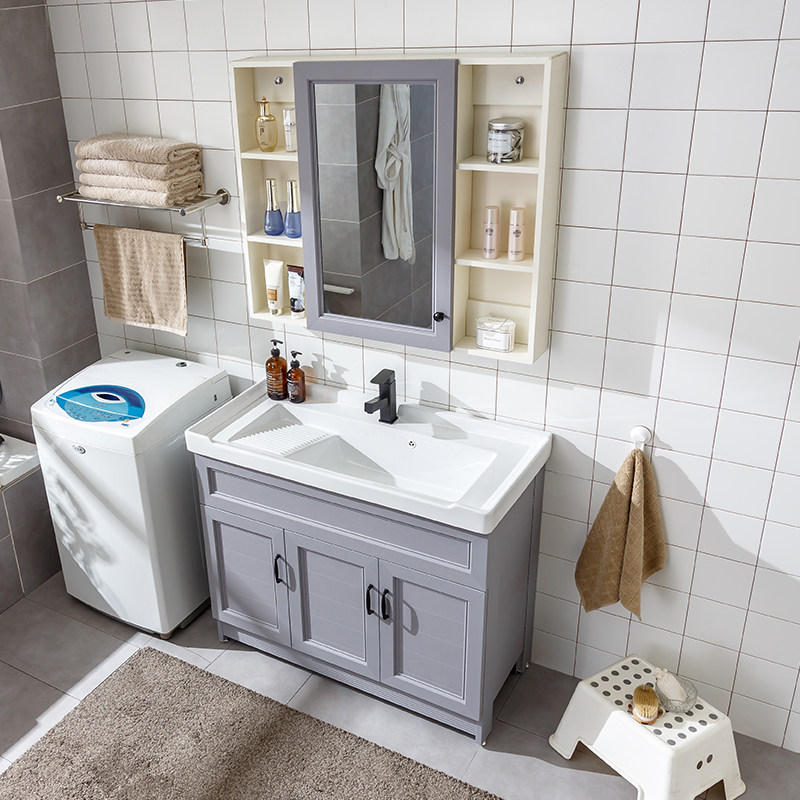 【浴室柜落地镜柜】图片_价格_多少钱_什么值得买