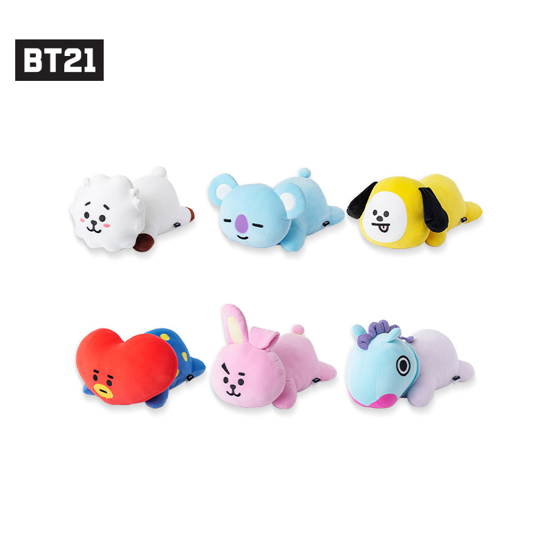 bt21趴趴抱枕50cm卡通动漫居家办公柔软抱枕靠枕linefriends