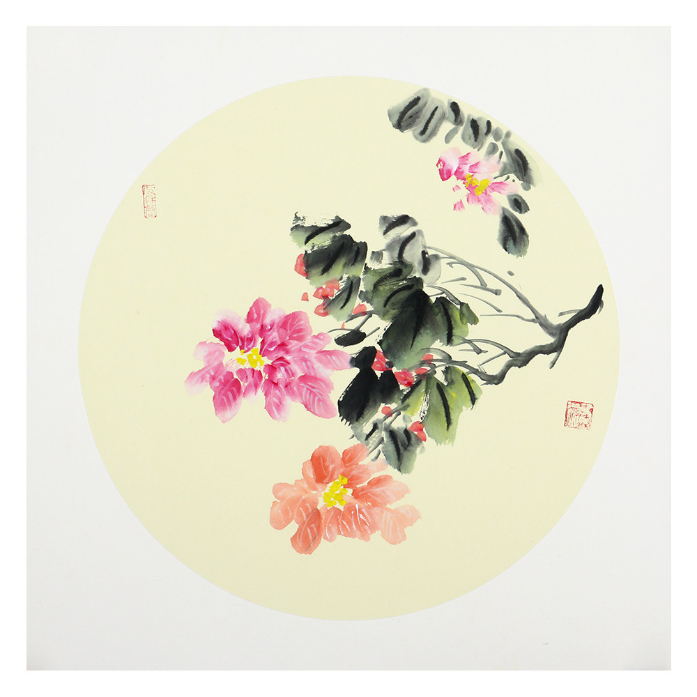 李臻逸《花卉小品》卡纸