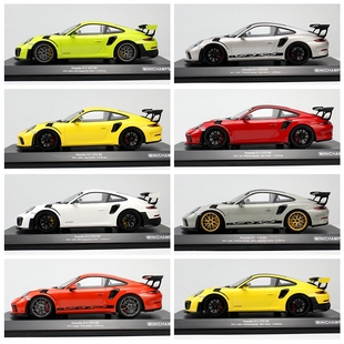 minichamps迷你切1:18保时捷911 GT2 GT3 RS合金汽车模型 收藏品