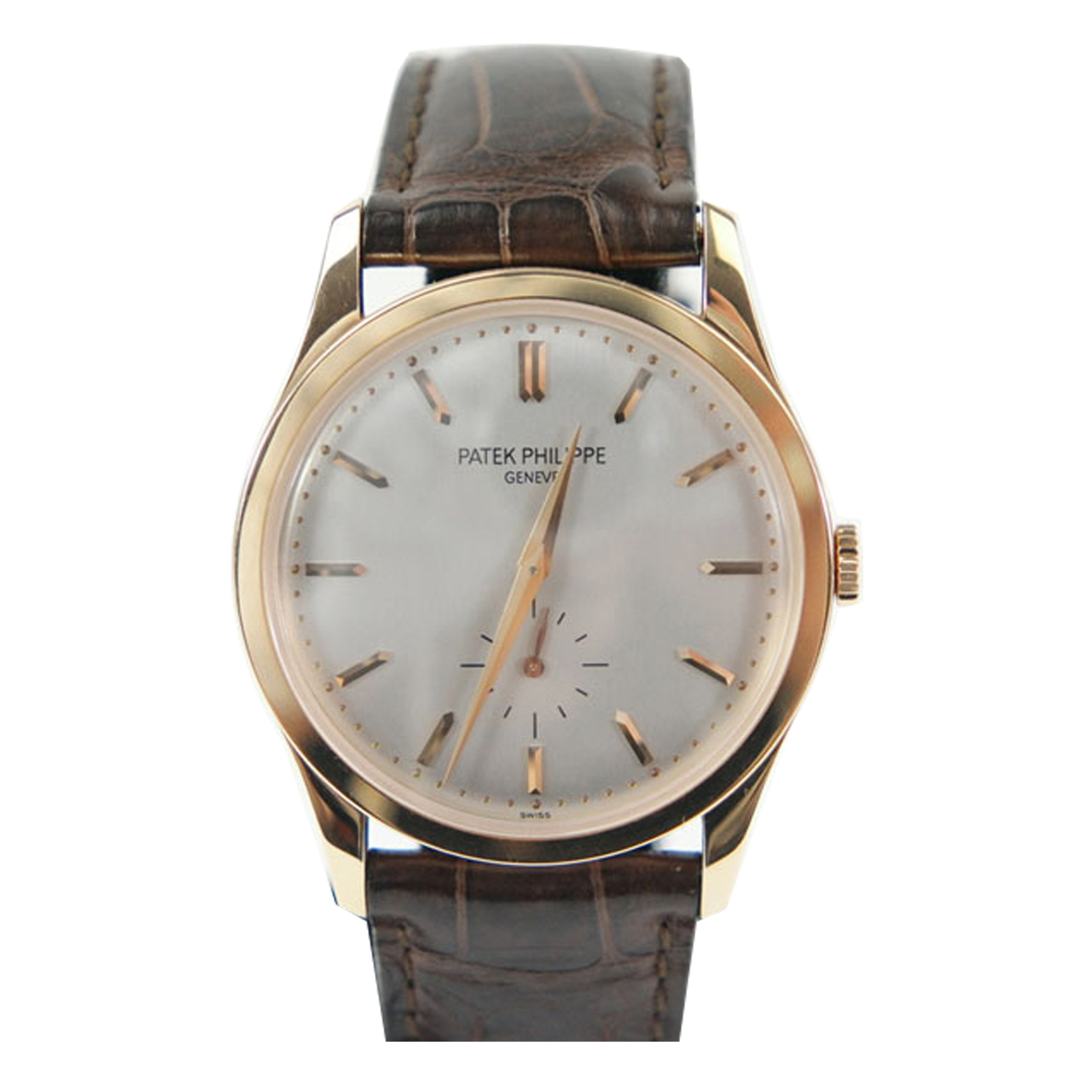 [9.5新]patek philippe百达翡丽 古典表系列750玫瑰金手动机械表