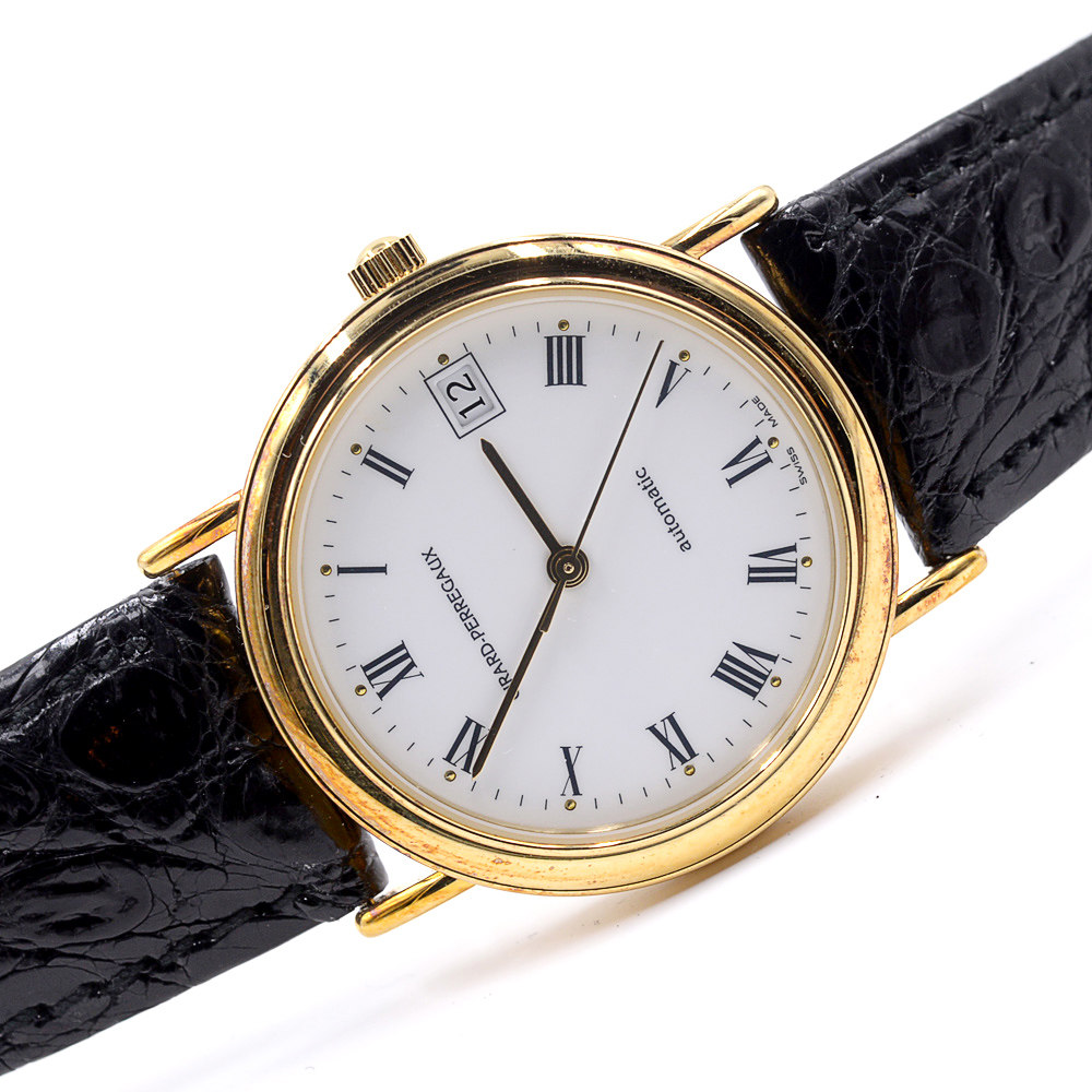 【中古】girard perregaux/芝柏18k黄金机械自动表