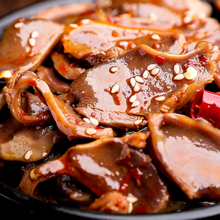 旭私房香辣鸭胗卤味鸭肫麻辣零食鸭菌肝四川办公室小吃鸭肉下酒菜