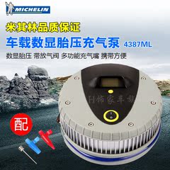 正品Michelin米其林轮胎打气泵车载打气泵汽车打气泵4387/4388等