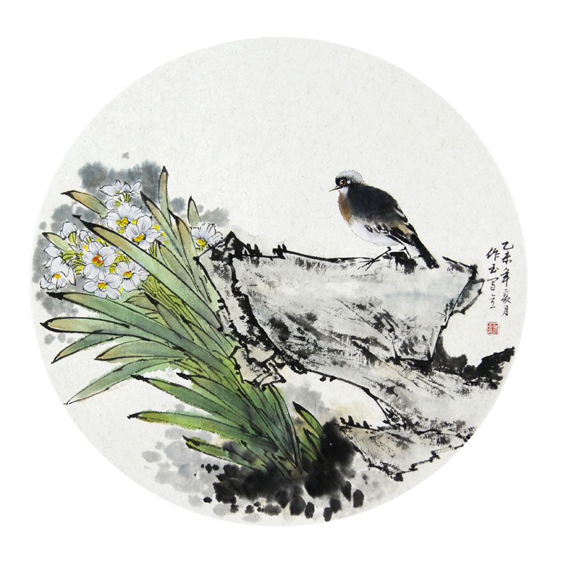 张作玉 大尺寸《花鸟四幅》