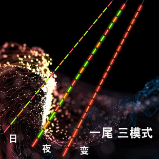 咬钩变色加长流氓浮漂鲢鳙大物电子深水漂行程日夜两用夜光鱼漂