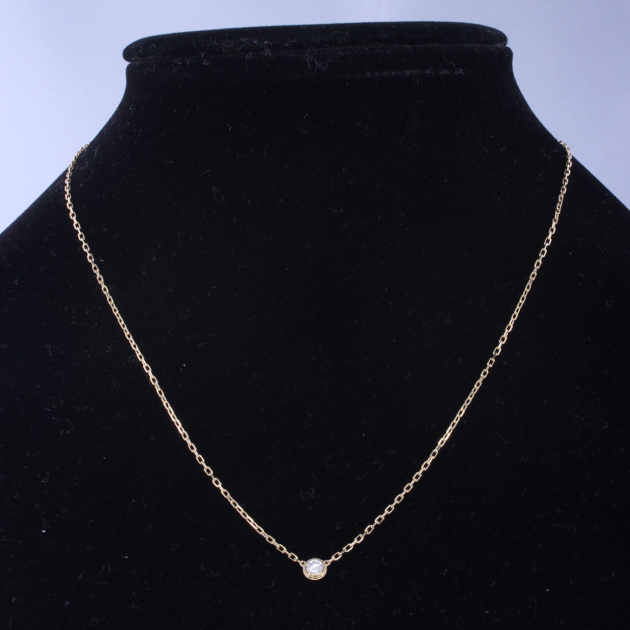 [9.0新]cartier/卡地亚 750 镶钻项链 8368