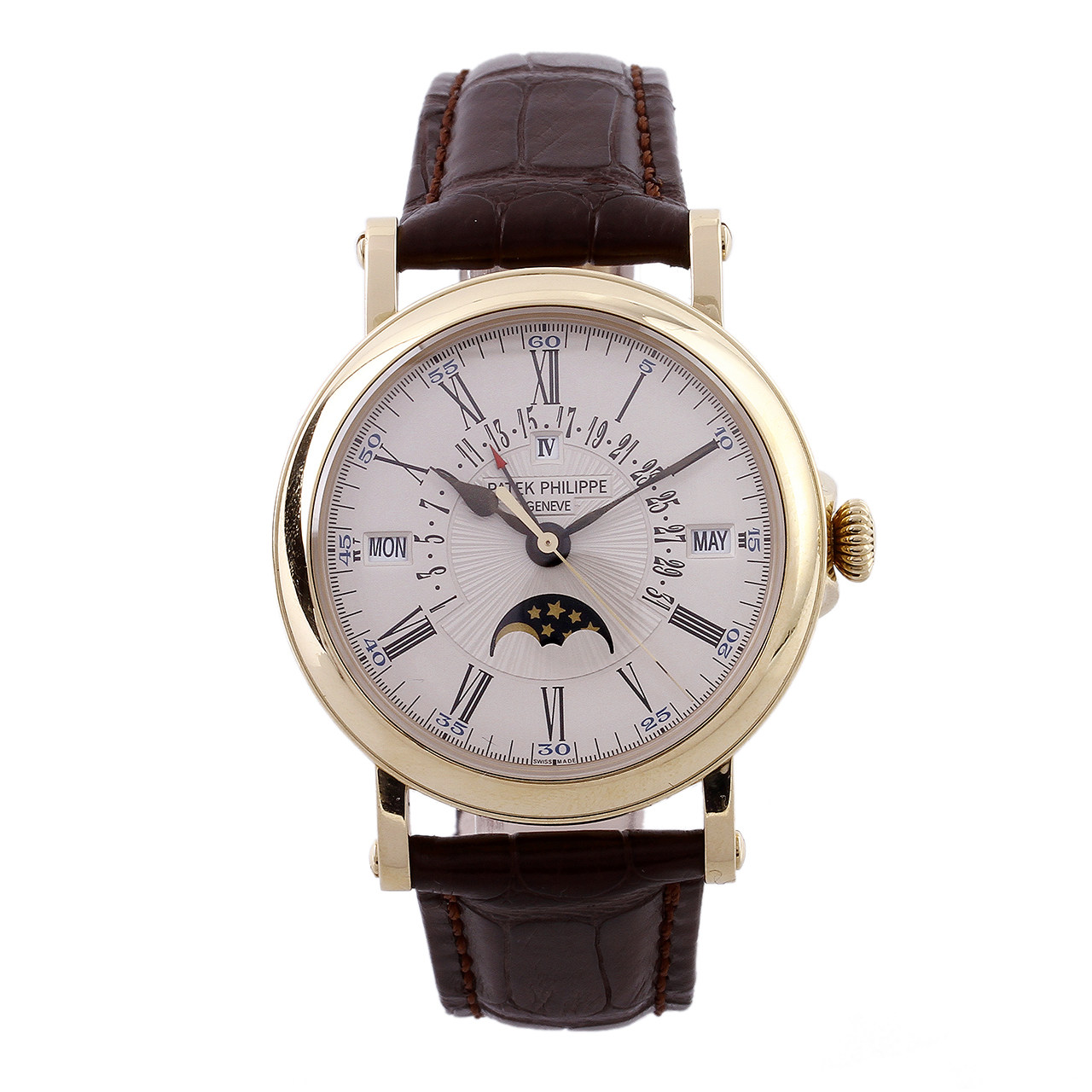 [9.8新]百达翡丽男士5159j超级复杂功能计时18k黄金自动机械