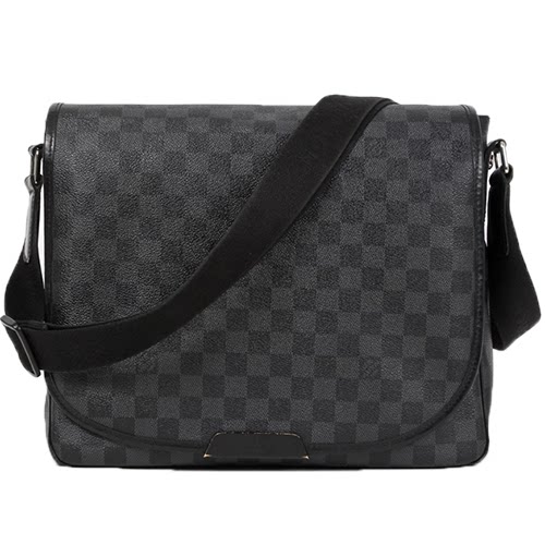 【8.5新】lv 路易威登 district 特殊帆布 棋盘格 单肩 斜挎 男包