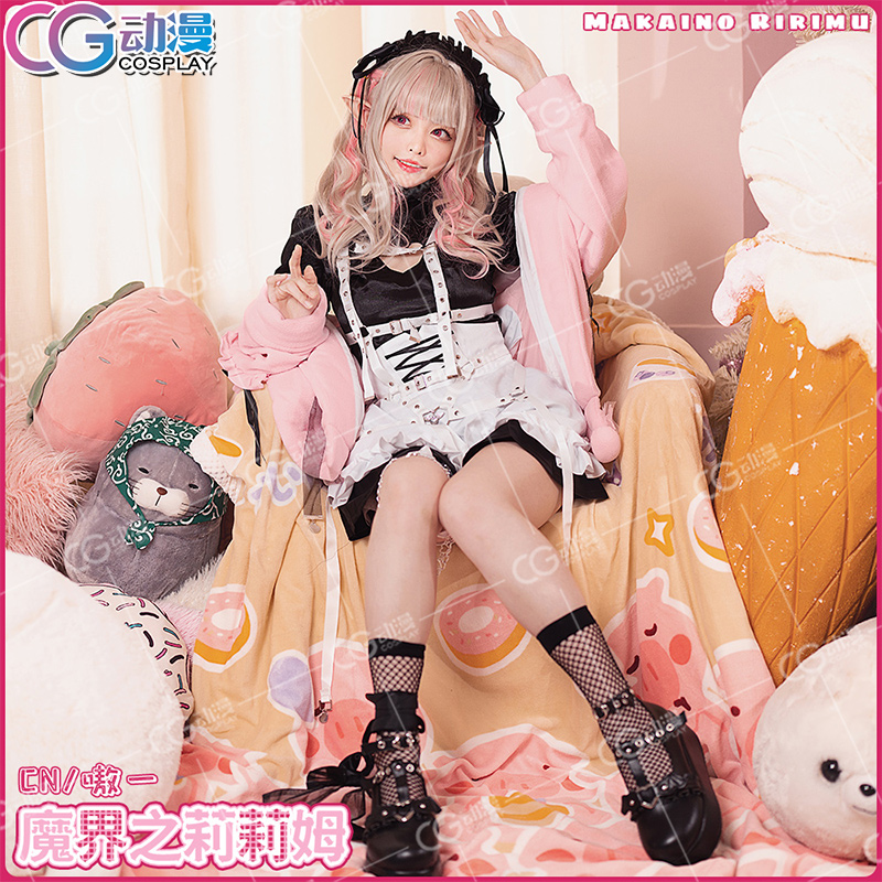 CG动漫彩虹社虚拟主播vtuber魔界之莉莉姆Ririmu cos服lolita女装