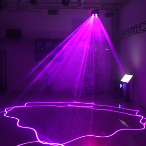声控四头全彩线条激光灯酒吧ktv镭射激光灯舞台灯光迷你激光灯