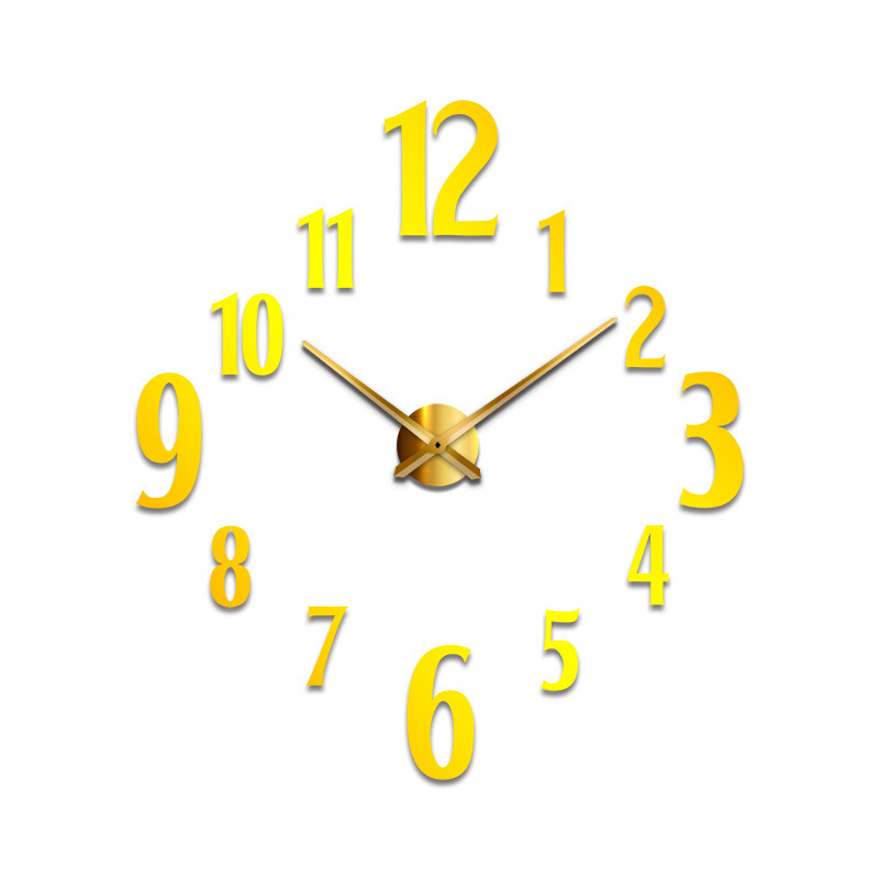 欧式创意挂钟简约clock亚克力超大尺寸镜面时尚数字挂钟在类目 家居饰品, 壁饰中 - 来自Buy2taobao.com提供专业的淘宝代购服务