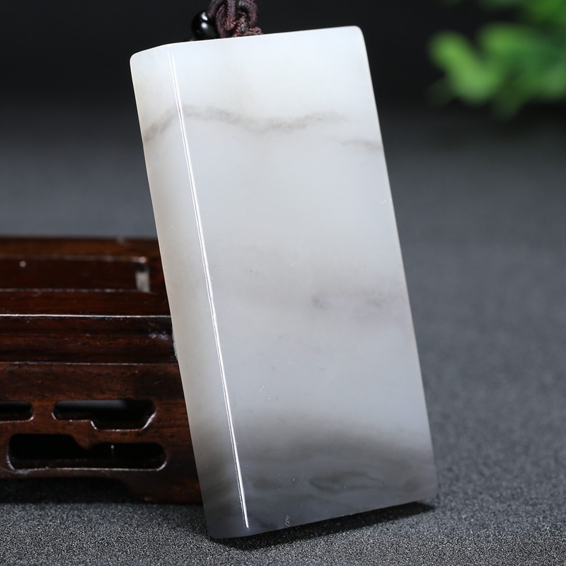 和田玉青花牌 把件