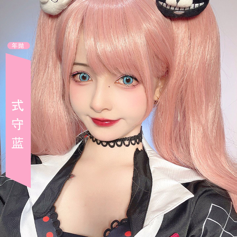 cupid年抛动漫美瞳cospaly显色红黄蓝绿紫非日抛彩色隐形眼镜lll