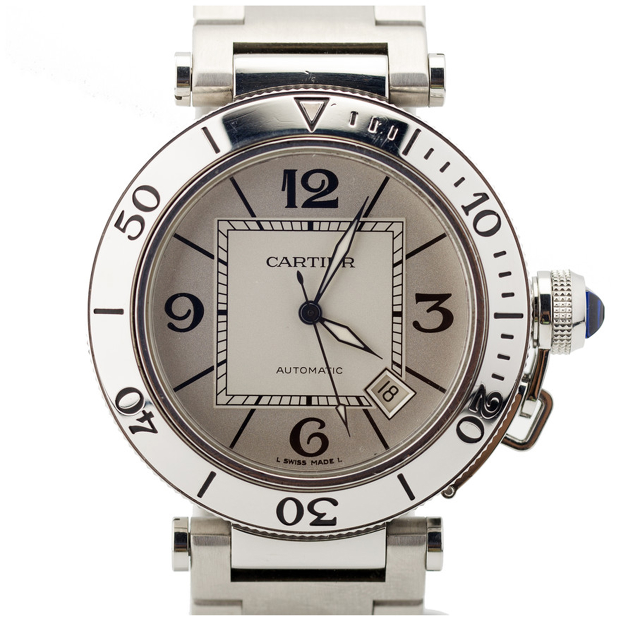 [9.0新]卡地亚 帕莎系列 自动机械男表hsf