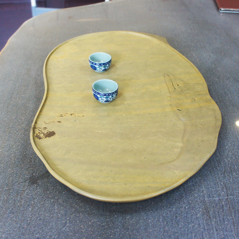 绿端茶盘《鹅》 湿盘