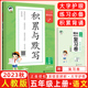 2023版小学语文积累与默写五年级上册通用版53小学基础练5年级上册看拼音写词语汉语拼音积累背诵