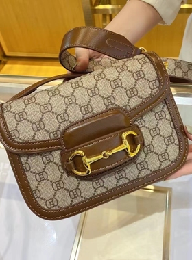 肖战同款酷奇1955马鞍包2022新款包包女夏季真皮超火高级单肩斜挎