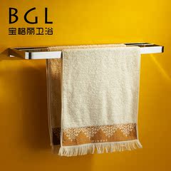 BGL宝格丽卫浴 全铜双杆毛巾架 浴巾架卫浴挂件五金卫生间双层杆