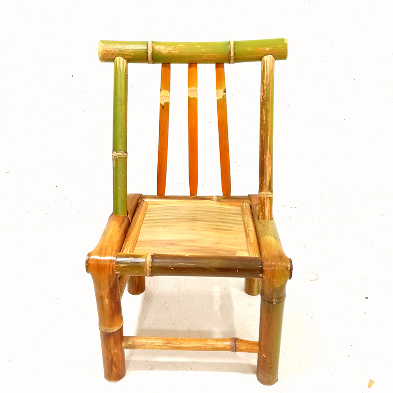 竹椅子靠背椅家用编织成人小凳子阳台院子竹子制休闲板凳单人竹椅