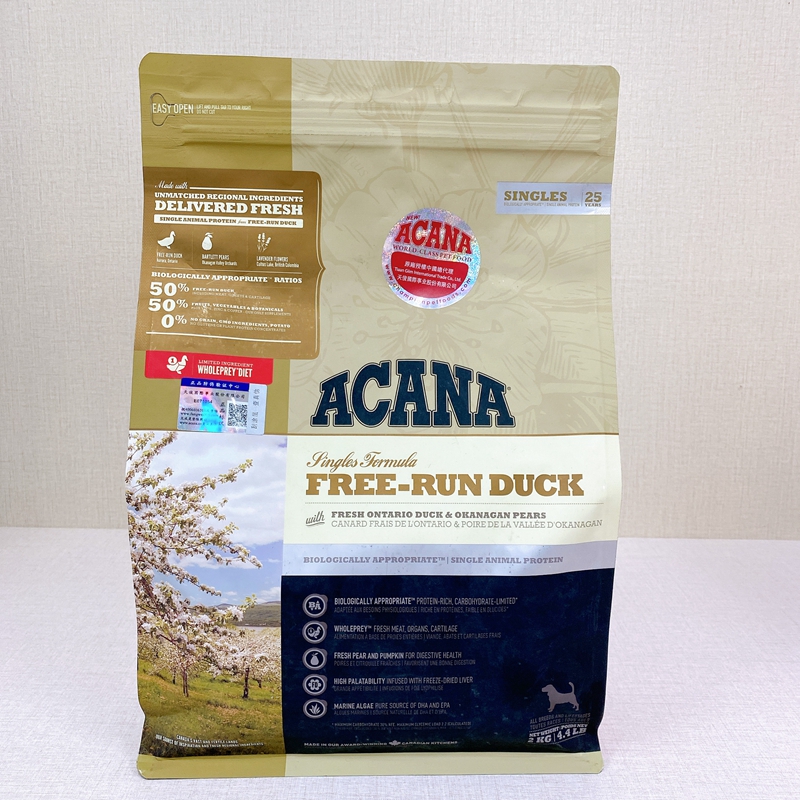 ACANA/愛肯拿狗糧 加拿大進口天然糧 全犬種成犬幼犬鴨肉配方2kg在類目 寵物/寵物食品及用品, 犬主糧中 - 來自Buy2taobao.com提供專業的淘寶代購服務
