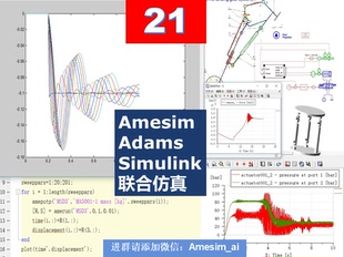 第21期Amesim和Adams和matlab/simulink联合仿真机电液一体化教学
