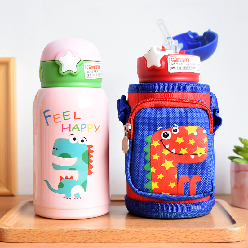 迷你_水壶儿童保温杯带吸管两用便携大容量小学生316不锈钢水杯幼儿园
