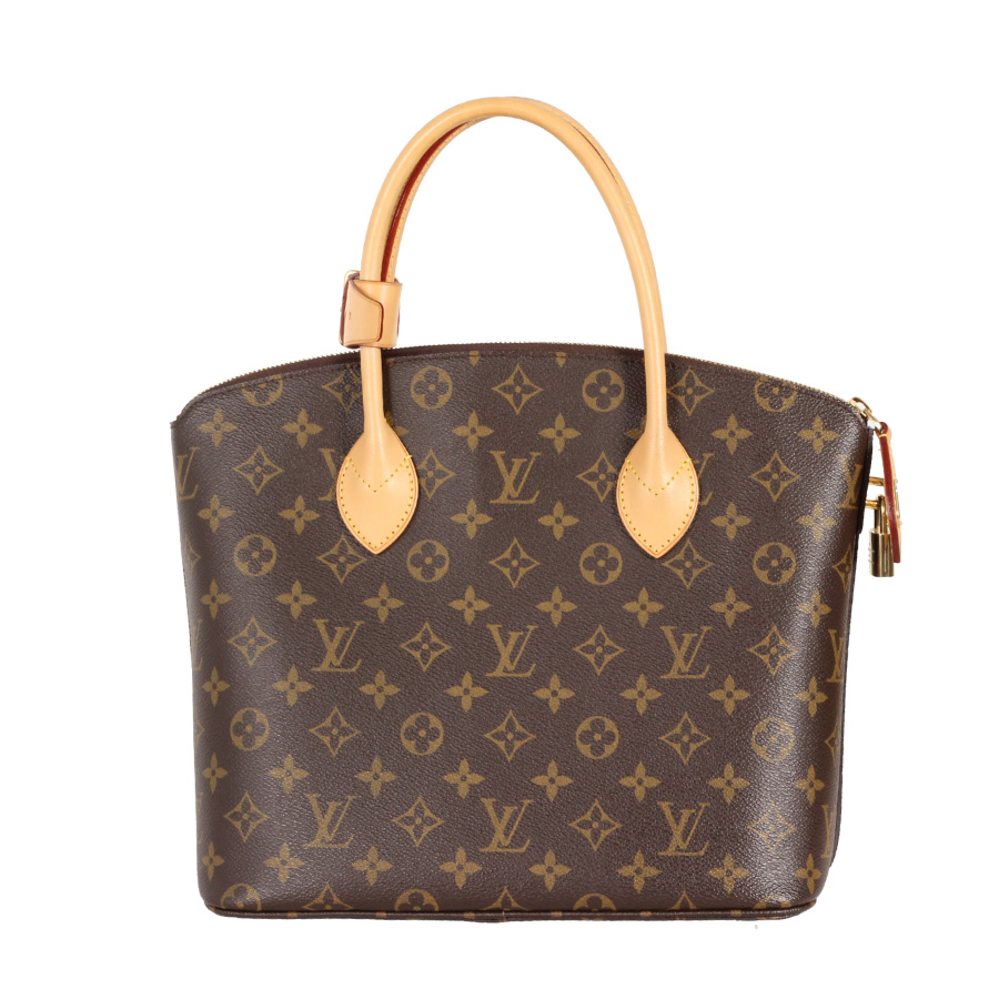 [9.5新]lv/路易威登 lockit系列 新款老花牛皮 女士手提包