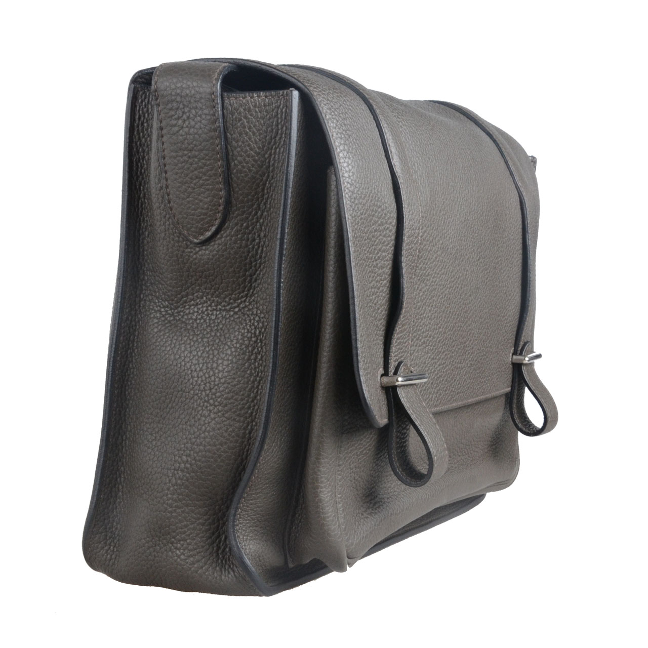 [9.8新]爱马仕hermes史蒂夫牛皮单肩男包挎包