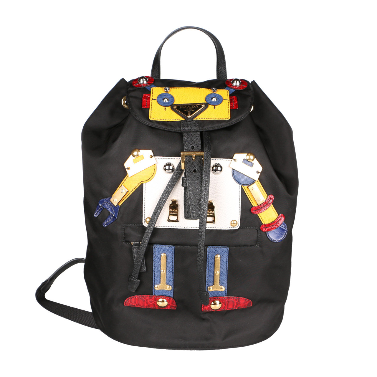 [9.9新]普拉达prada女士16新款机器人双肩包背包