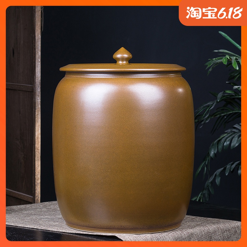 景德镇瓷器米缸水缸茶叶缸储物罐15斤20斤30斤50斤带盖防潮防虫在类目 厨房/烹饪用具, 厨用小工具/厨房储物, 储物瓶罐/厨房储物器皿, 米桶/米缸中 - 来自Buy2taobao.com提供专业的淘宝代购服务