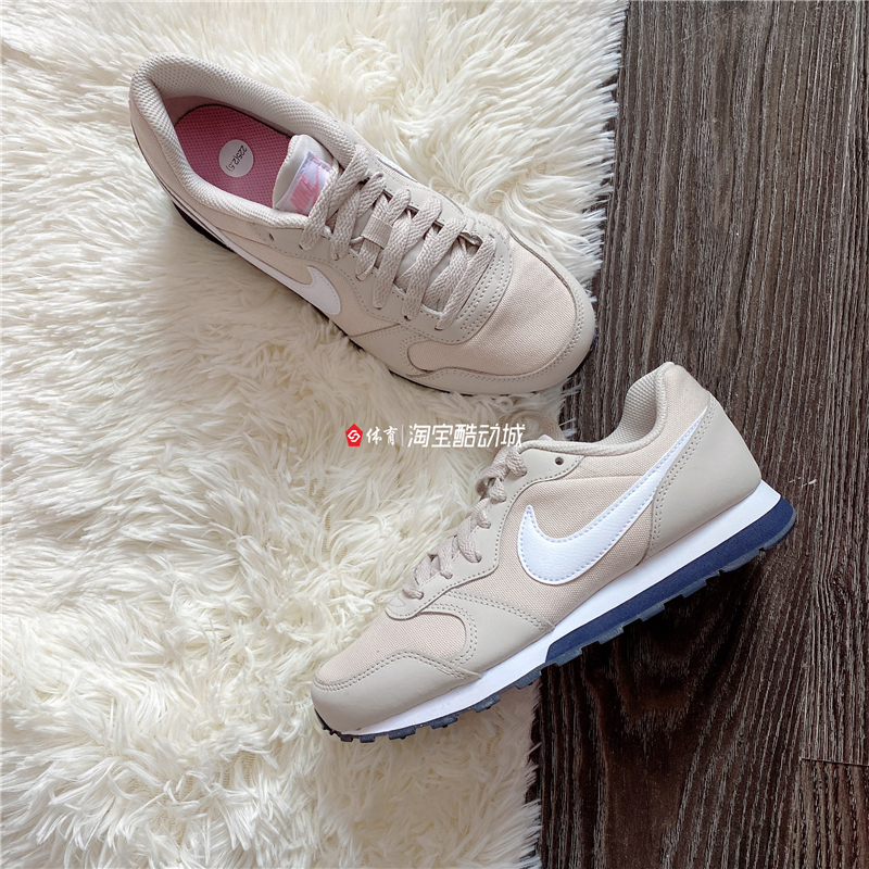 正品耐克NIKE MD RUNNER 2女GS复古华夫轻便运动休闲鞋807319-013