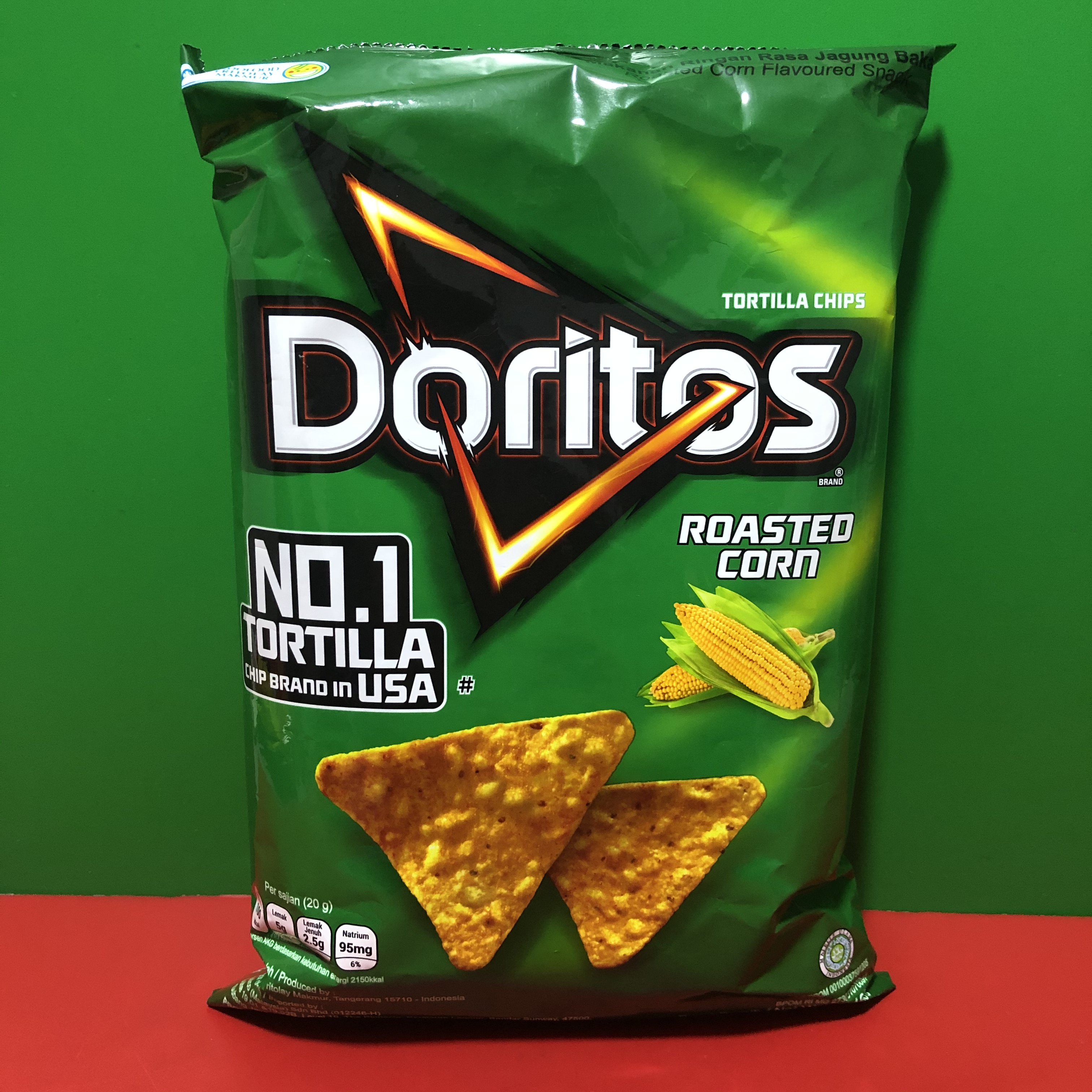热销玉米片原味_doritos/多力多滋原味玉米片160克 膨化食品 印尼进口