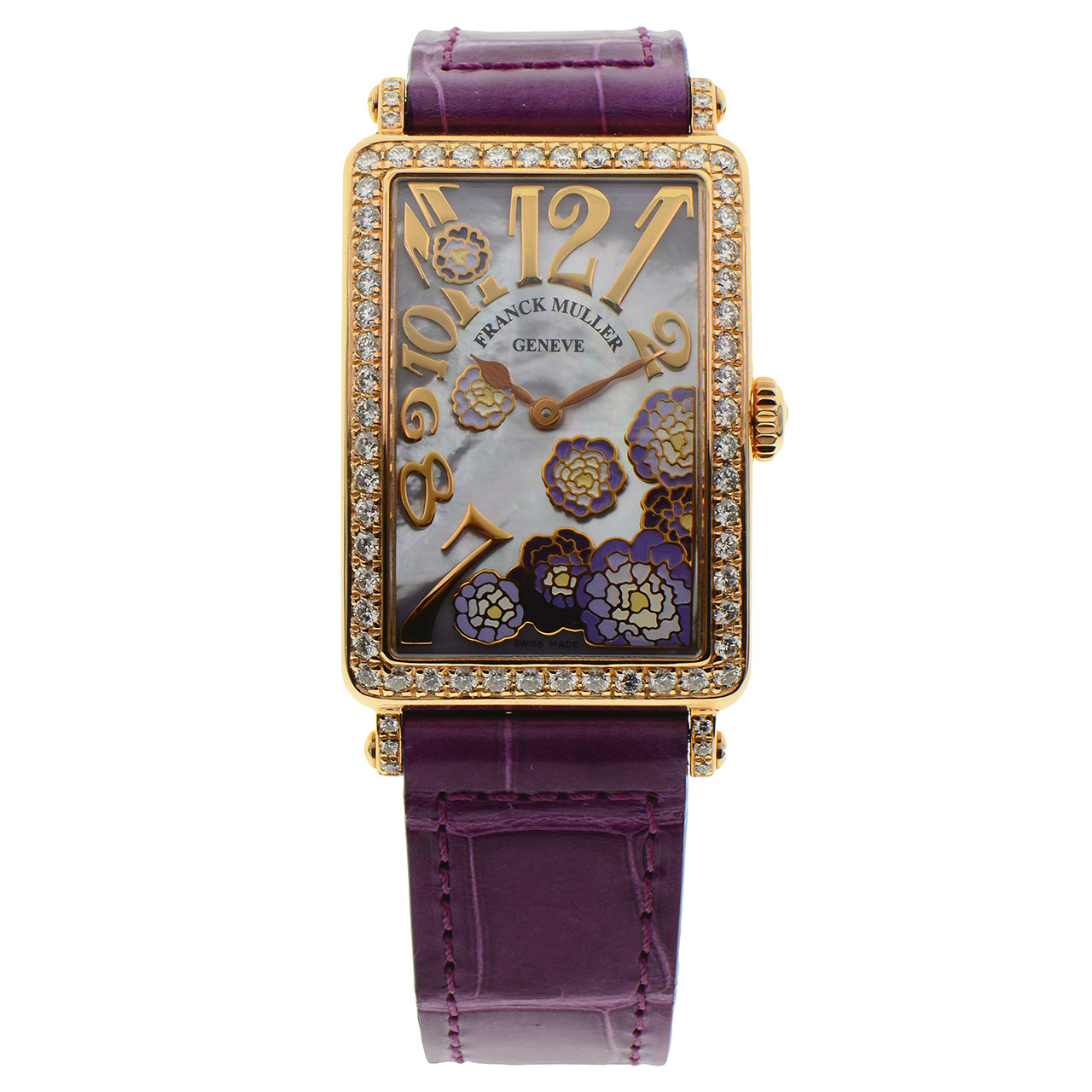 [9.9新]法兰克穆勒 女士 18k玫瑰金 石英腕表 未使用