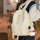 小号双肩包女时尚百搭学生背包可放iPad平板包轻便防水旅行出游包