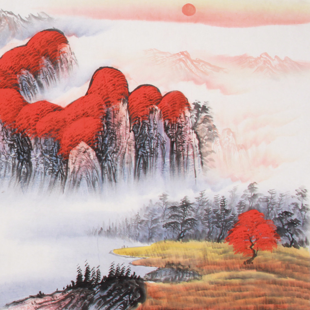 范海《精品山水系列小六尺 鸿运千秋》