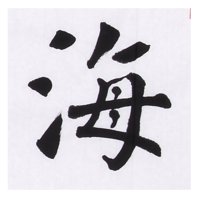 徐殿庭 《精品楷书系列 海纳百川》 中书协会员