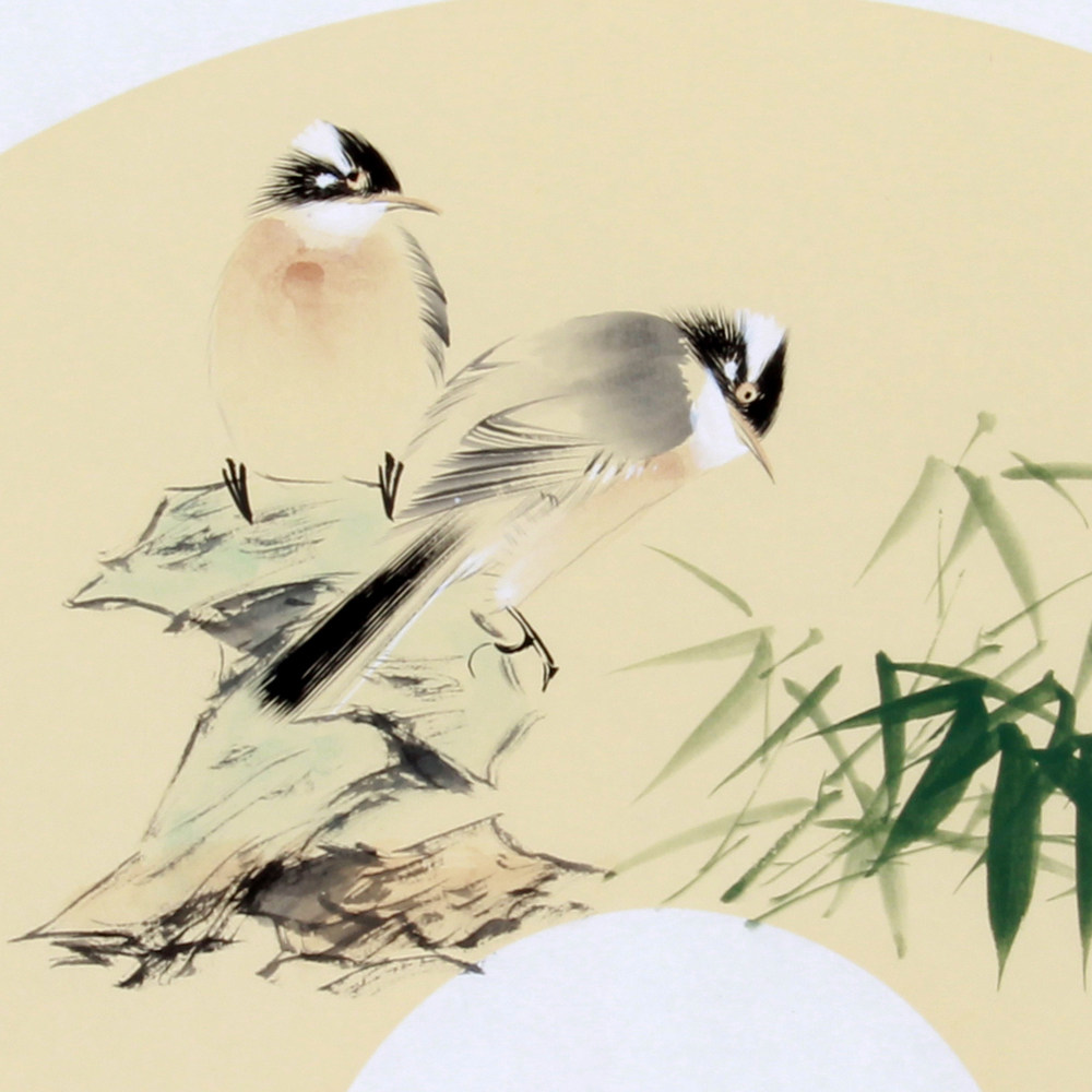 双十二许墨 《花鸟精品扇面四组图》河南名家