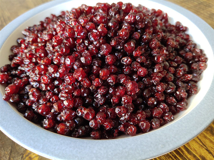 蔓越莓干大兴安岭野生红豆果干雅戈达散装原味烘培原料