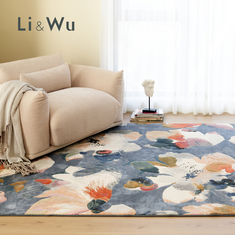 Li and Wu比利时进口Ragolle高级轻奢地毯客厅花卉2024新款复古风