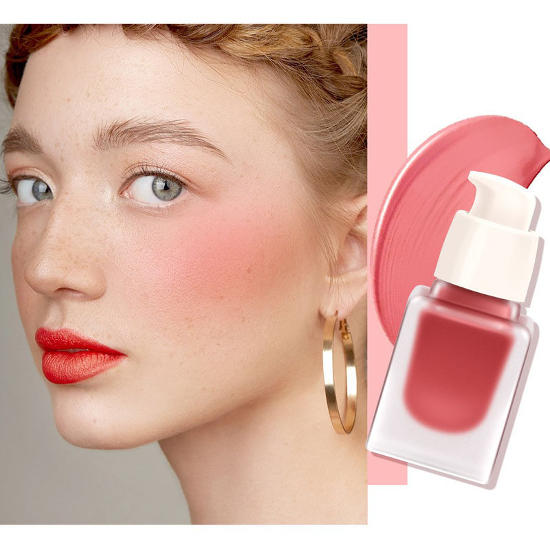 雾感液体腮红 黑黄皮欧美妆修容显气色自然裸妆水润胭脂玫瑰晒红