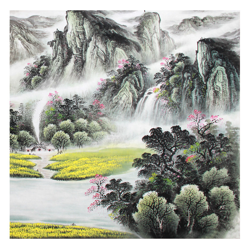 吴成建 《精品山水系列 六尺旭日东升》 中美协