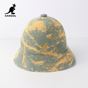 KANGOL男女同款袋鼠春夏新款喷漆效果圆顶渔夫帽K3546
