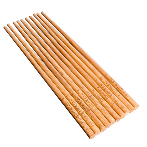 20防滑防霉家庭装天然竹筷子家用实木高档竹筷子防滑套装餐具