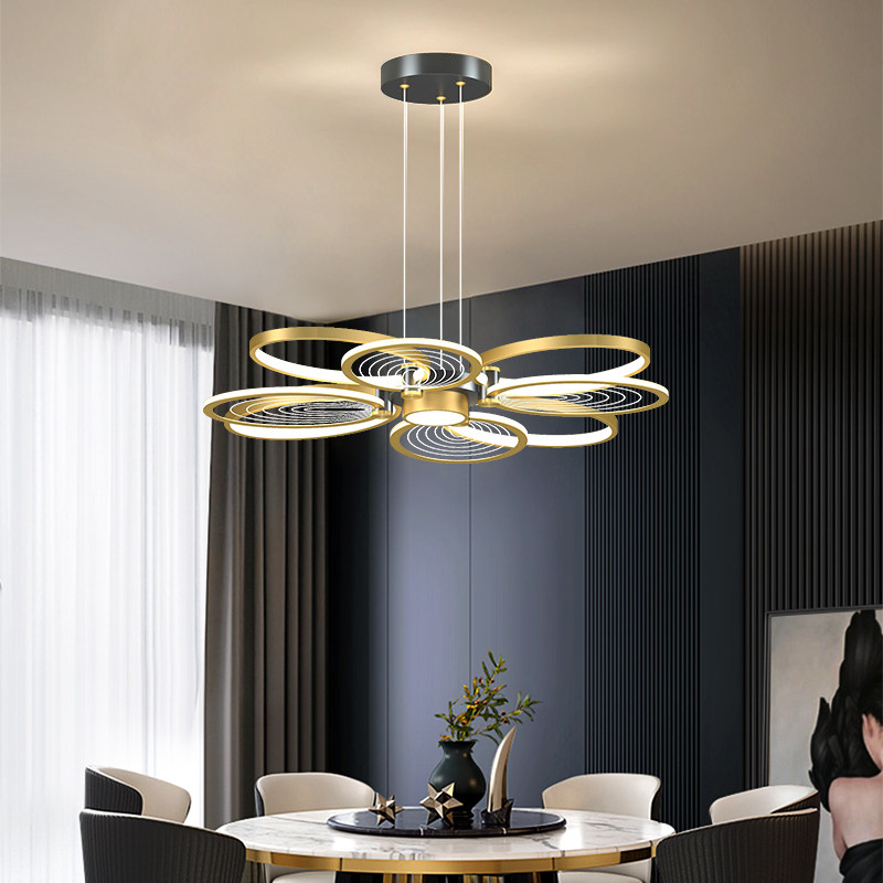 客厅吊灯现代简约餐厅灯轻奢大气北欧家用创意卧室灯网红新款灯具
