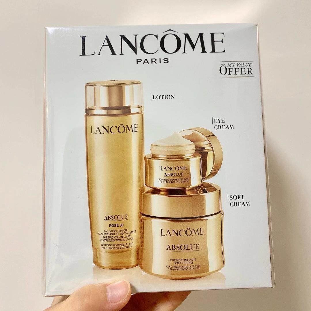 特价兰蔻粉水套装三件套_包邮丨兰蔻lancome菁纯臻颜三件套 五件套