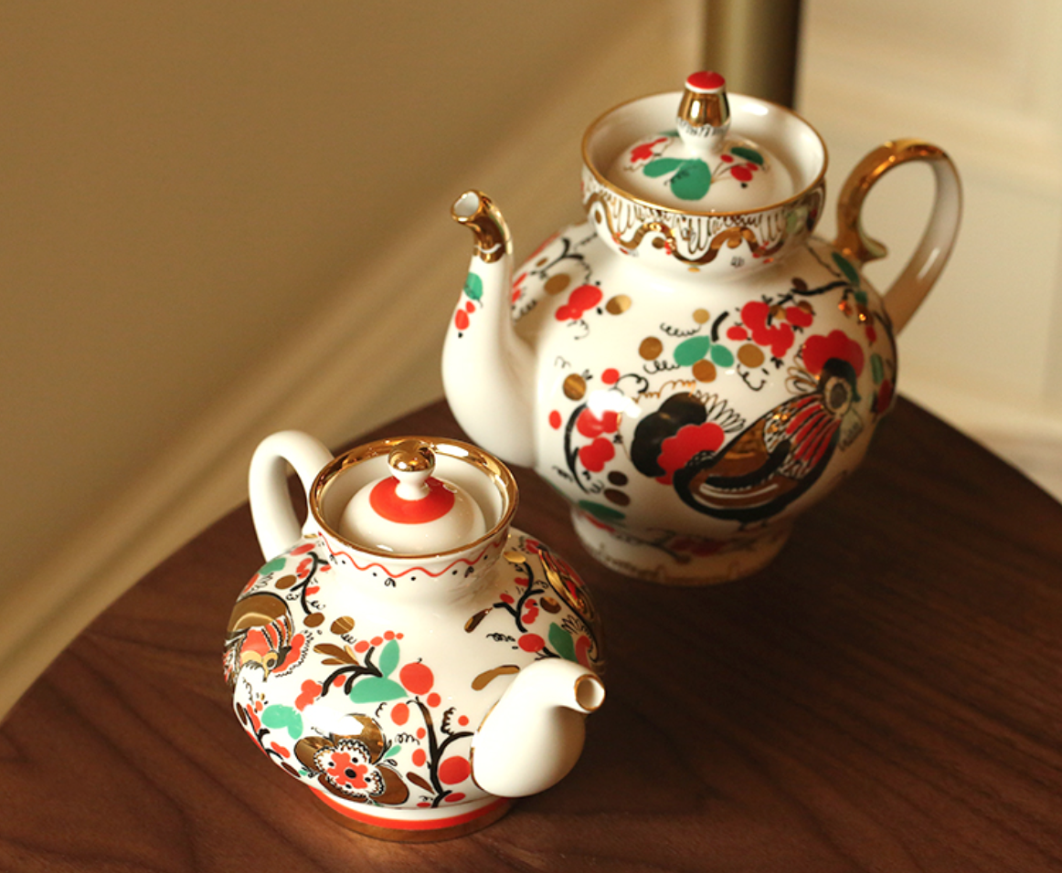 俄罗斯皇家瓷器lomonosov经典芭蕾舞天鹅湖may系列骨瓷咖啡杯碟盘