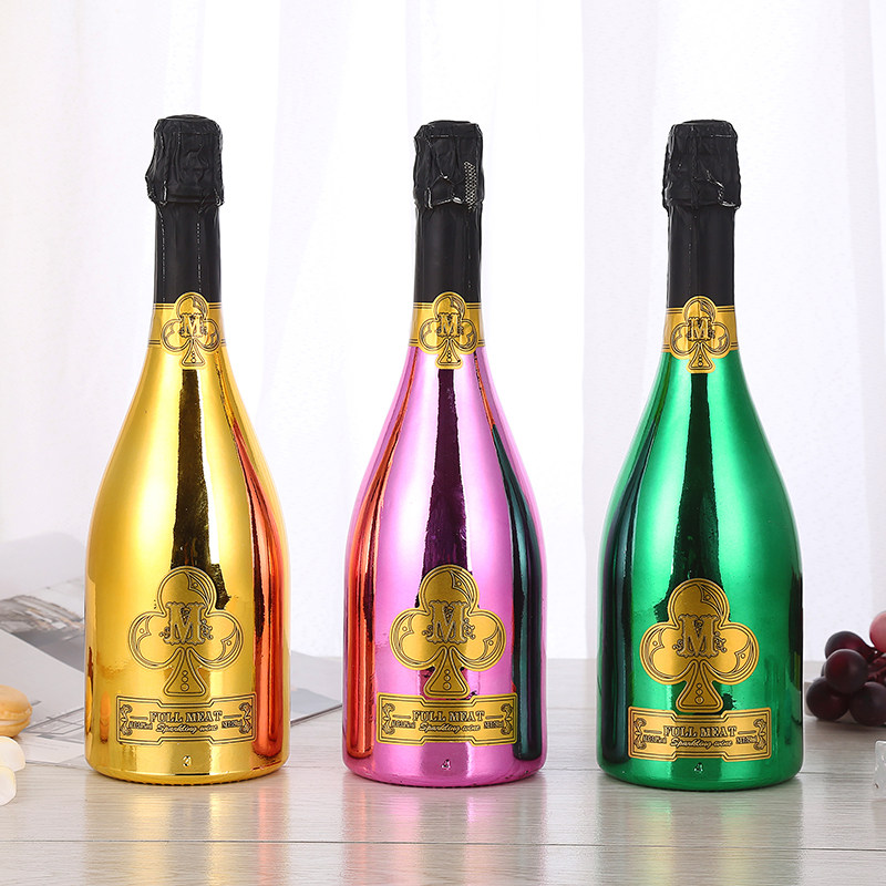 土豪金香槟黑桃梅花m香槟酒莫斯卡托起泡酒气泡酒微醺果酒女士低