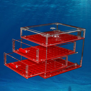 专业定做鱼缸上盖铝合金盖子水族箱灯盖翻页配件龙缸灯盖上盖总成