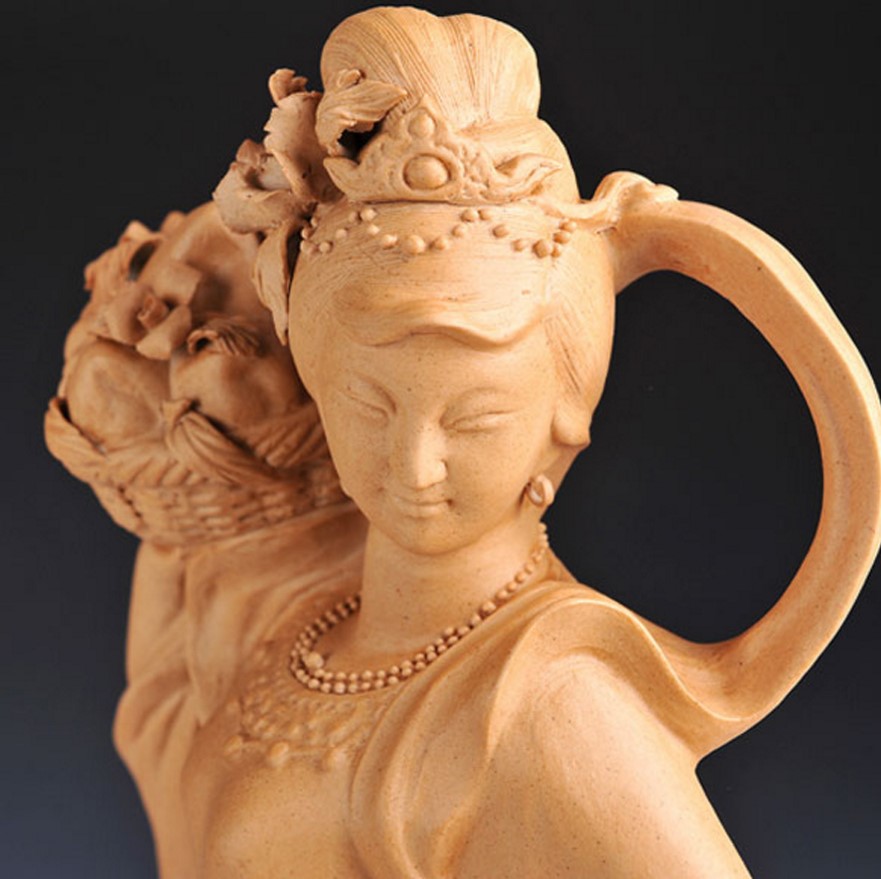 《麻姑献寿》 中国工艺美术大师雕塑泰斗刘远长作品